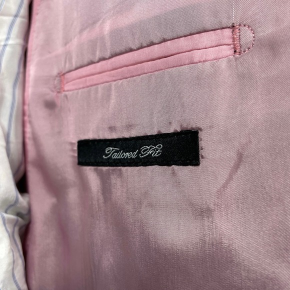 Charles Tyrwhitt Gray Plaid Prince of Wales Sport Coat 44L - Picture 10 of 10